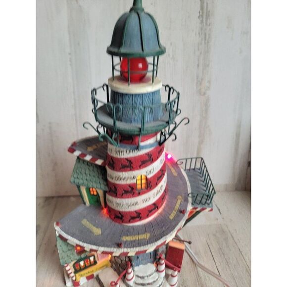Dept 56 Rudolph Red-Nosed Lighthouse story book collection Xmas